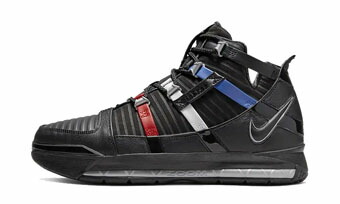 バスケットシューズ バッシュ ナイキ Nike Zoom Lebron 3 Qs Black U Red 新色