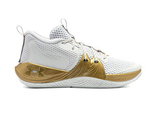 バスケットシューズ バッシュ アンダーアーマー UnderArmour Embiid One White/Gold|バスケ@TOKYO UltimateCollection