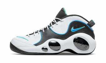 バスケットシューズ バッシュ ナイキ Nike Air Zoom Flight 95 White/Black/Laser Blue