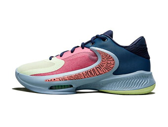 バスケットシューズ バッシュ フリーク ナイキ Nike Zoom Freak 4 Dark Marina /Blue/Pink
