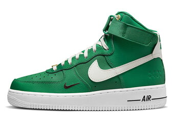 バスケットシューズ バッシュ スニーカー ナイキ Nike Wmns Air Force 1 High 40th W Green/White ストリート 【WOMEN'S】