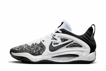 提げ篭シューズ バッシュ   ナイキ Nike KD 15 TEAM White/Black