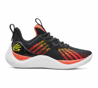 バスケットシューズ バッシュ アンダーアーマー UnderArmour Curry 10 GS GS Black / AfterBurn / YellowRay 【GS】キッズ｜バスケ＠TOKYO UltimateCollection