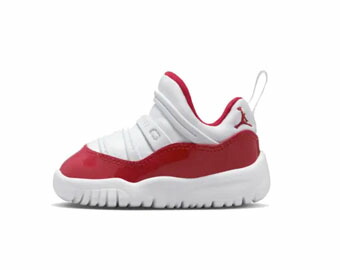 シューズ スニーカー フレックスソール　スリッポン仕様 ジョーダン Jordan Air Jordan 11 LITTLE FLEX Cherry TD TD White/Red ストリート 【TD】