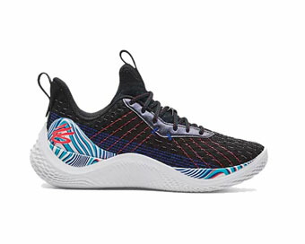 提げ篭シューズ バッシュ   アンダーアーマー UnderArmour Curry 10  Magic Black / Royal / MarathonRed