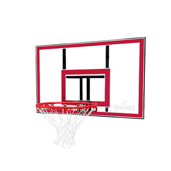 バスケットバックボード   スポルディング Spalding 44in ポリカーボネイトコンボ 791351CN Red