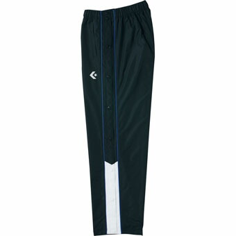 手かごズボン下 お召しもの  ウォームアップパンツ(サイドフルオープン)  秋冬物 コンバース Converse Warm Up Pants Full Open Black/White   【MEN\u0027S】