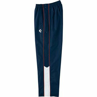 手かごズボン下 お召しもの  ウォームアップパンツ(サイドフルオープン)  秋冬物 コンバース Converse Warm Up Pants Full Open Navy/White   【MEN\u0027S】