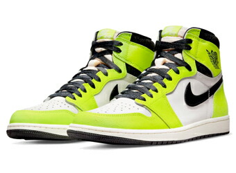 大幅にプライスダウン バスケットシューズ バッシュ スニーカー ヴィジョネア ジョーダン Jordan Air 1 High Retro Og Visionaire Volt Black Sail ストリート Qdtek Vn