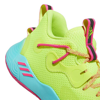 新しい季節 バスケットシューズ バッシュ アデイダス Adidas Harden Stepback 3 Solaryellow Shock Pink Fucoa Cl