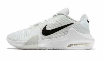 提げ篭シューズ バッシュ  差しひびき  ナイキ Nike Air Max Impact 4 White/Black メンズシューズ-シューズ