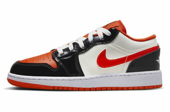 バスケットシューズ バッシュ スニーカー ジョーダン Jordan Air Jordan 1 Low SE GS Halloween GS Sail/Orange-Black ストリート 【GS】キッズ|バスケ@TOKYO UltimateCollection
