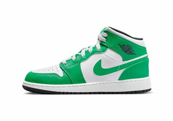 バスケットシューズ バッシュ スニーカー ジョーダン Jordan Air Jordan 1 Mid GS GS White/Green ストリート 【GS】キッズ｜バスケ＠TOKYO UltimateCollection 15,575円