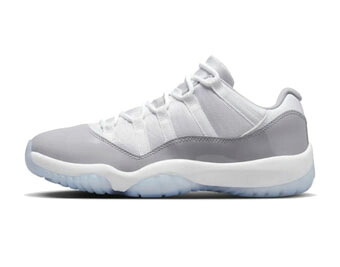 バスケットシューズ バッシュ スニーカー ジョーダン Jordan Air Jordan 11 Retro Low White/Cement Gray ストリート