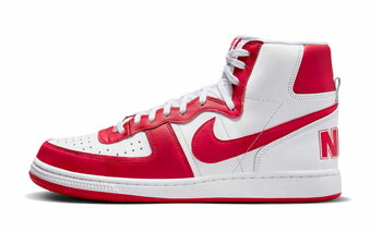 シューズ スニーカー ナイキ Nike Terminator Hi White/Red ストリート画像