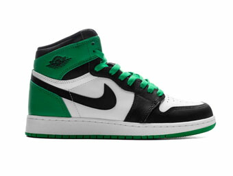 バスケットシューズ バッシュ スニーカー ジョーダン Jordan Air Jordan 1 High Retro OG GS GS Black/Lucky Green ストリート 【GS】キッズ|バスケ@TOKYO UltimateCollection