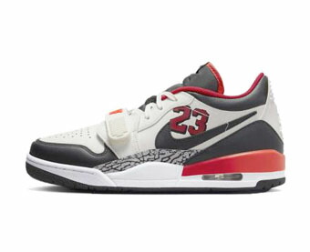 バスケットシューズ バッシュ スニーカー ジョーダン Jordan Air Jordan Legacy Low 312 Tech Grey Sail/Black/Red ストリート