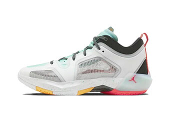 バスケットシューズ バッシュ グオ・アイルン ジョーダン Jordan Air Jordan 37 Low Guo Ailun PE White/Silver/Green|バスケ@TOKYO UltimateCollection