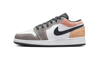 バスケットシューズ バッシュ スニーカー ジョーダン Jordan Air Jordan 1 Low SE Flight Club GS GS Black/Magic Ember-Sundial-White ストリート 【GS】キッズ|バスケ@TOKYO UltimateCollection