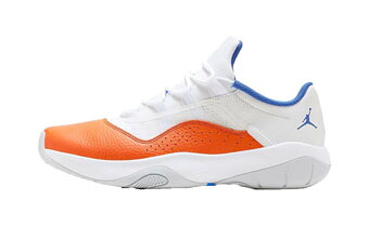 バスケットシューズ バッシュ スニーカー ジョーダン Jordan Air Jordan 11 CMFT Low Knicks White/Orange/Blue ストリート|バスケ@TOKYO UltimateCollection