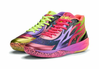 バスケットシューズ バッシュ ラメロボール プーマ Puma MB.02 Be You Purple/Multi 28,958円