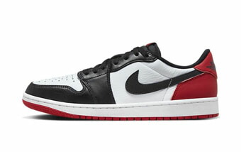 バスケットシューズ バッシュ スニーカー つま黒 ジョーダン Jordan Air Jordan 1 Low Retro OG Black Toe White/Black/Red ストリート｜バスケ＠TOKYO UltimateCollection
