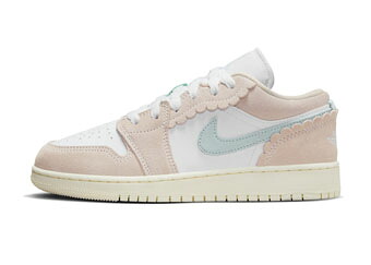 バスケットシューズ バッシュ スニーカー ジョーダン Jordan Air Jordan 1 Low SE GS GS White/Pink/Blue ストリート 【GS】キッズ|バスケ@TOKYO UltimateCollection
