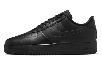 バスケットシューズ バッシュ スニーカー 防水仕様 ナイキ Nike AIR FORCE 1 '07 PRO-TECH WP Triple Black ストリート｜バスケ＠TOKYO UltimateCollection