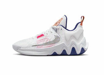 提げ篭シューズ バッシュ  ヤニス イモータリティ  ナイキ Nike Giannis Immortality 2 GS Rainbow GS Wht/Pink/Blue   【GS】キッズ