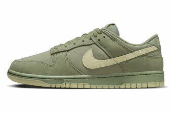 提げ篭シューズ バッシュ スニーカー  ツイル  ナイキ Nike Dunk Low Retro PRM Oil Green/Olive Aura-Phantom   表どおり