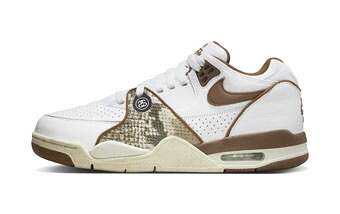 バスケットシューズ バッシュ スニーカー ナイキ Nike Stussy × Air Flight 89 Low SP White/Pecan/Fossil ストリート|バスケ@TOKYO UltimateCollection