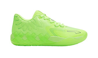 バスケットシューズ バッシュ ラメロボール プーマ Puma MB.01 Low Green Volt