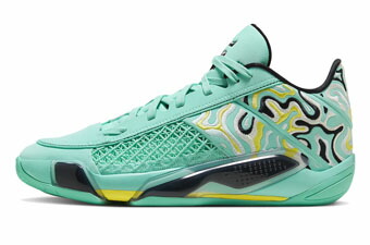 バスケットシューズ バッシュ ジョーダン Jordan Air Jordan 38 Low GUO Turquoise/Black/Teal Tint/Pale Ivory