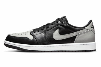 提げ篭シューズ バッシュ スニーカー   ジョーダン Jordan Air Jordan 1 Low Retro OG Shadow Black/Gray   表どおり