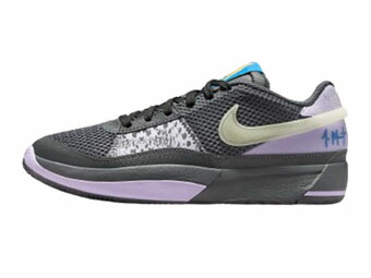 バスケットシューズ バッシュ スニーカー ジャ・モラント ナイキ Nike JA 1 Nightmare Grey/Lilac/Blue/Glow ストリート