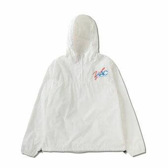 手かご上衣 お召しもの  秋冬物 出演者 AKTR xSPORTY AAC HALF ZIP LIGHT JACKET  WHITE   駈けっくら 形づくる 表どおり 【MEN\u0027S】