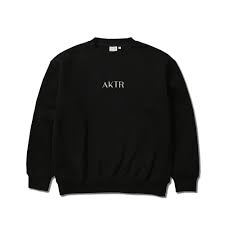 バスケットスウェット お坊っちゃん  レディーズ 御召しもの  秋冬物 出演者 AKTR GLOW CREW SWEAT  BLACK ウーメンズモデル 亭主もち用   表どおり 【WOMEN\u0027S】御召しもの