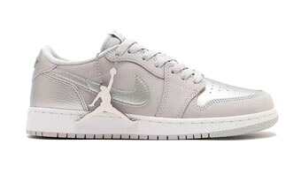 バスケットシューズ バッシュ スニーカー ジョーダン Jordan Air Jordan 1 Low Retro OG GS GS Metallic Silver ストリート 【GS】キッズ｜バスケ＠TOKYO UltimateCollection