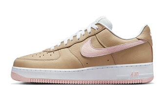バスケットシューズ バッシュ スニーカー ナイキ Nike AIR FORCE 1 LOW RETRO Linen/Pink/White ストリート|バスケ@TOKYO UltimateCollection
