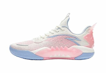 提げ篭シューズ バッシュ  カイリー  アンタ ANTA Shock Wave 5 Team V2 Bright Pink Pink/Blue