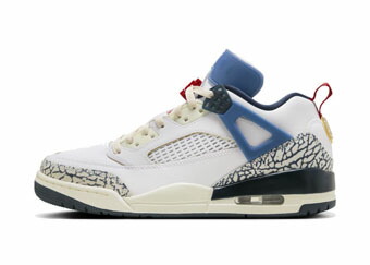 バスケットシューズ バッシュ スニーカー ナイキ Nike Jordan Spizike Low Formula 23 White/Armory Navy ストリート