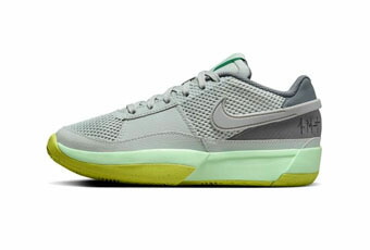 提げ篭シューズ バッシュ スニーカー  ジャ・モラント  ナイキ Nike JA 1 GS  Flash GS Light Silver/Gray   表どおり 【GS】キッズ キッズ・ジュニア用シューズ-スポーツ・アウトドア