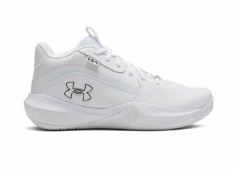 提げ篭シューズ バッシュ   アンダーアーマー UnderArmour UA  Lockdown 7 GS SYN AP GS White   【GS】キッズ