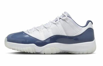 バスケットシューズ バッシュ スニーカー ジョーダン Jordan Air Jordan 11 Retro Low Diffused Blue White/Blue ストリート
