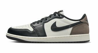 提げ篭シューズ バッシュ スニーカー  モカ  ジョーダン Jordan Air Jordan 1 Low OG Mocha White/Black/Dark Mocha   表どおり