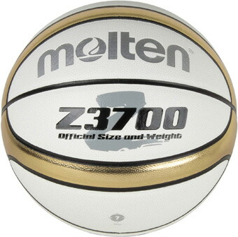 バスケットボール 7号球 モルテン Molten Z3700 　7号 White/Gold