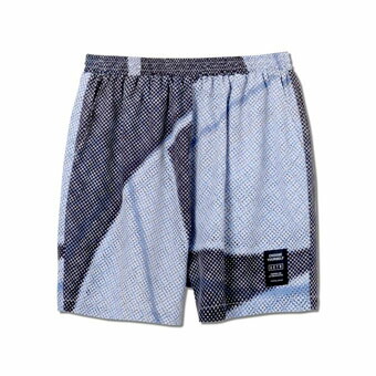 バスケットショーツ バスパン ウェア アクター AKTR HALFTONE 5.5-INCH SHORT WIDE PANTS BLACK ストリート 【MEN'S】