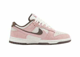 バスケットシューズ バッシュ スニーカー ナイキ Nike Wmns Dunk Low SE W White/Pink/Brown ストリート 【WOMEN'S】