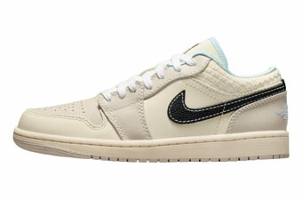 バスケットシューズ バッシュ スニーカー サンドドリフト ジョーダン Jordan Wmns Air Jordan 1 Low Sanddrift W Sand/Black/Blue ストリート 【WOMEN'S】