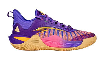提げ篭シューズ バッシュ  カイリー   アンタ ANTA Kai 1 Speed Twin Flame Pink/Purple
